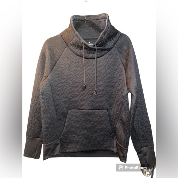 Athleta Jacquard Elevation Quilted Pullover Funnel Neck - Picture 2 of 5